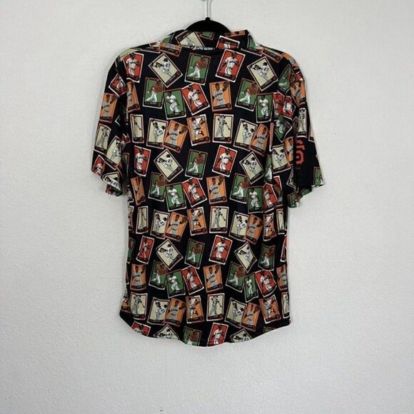 San Francisco Giants Hawaiian Shirt Authentic MLB Baseball Card Print Medium - Picture 2 of 12